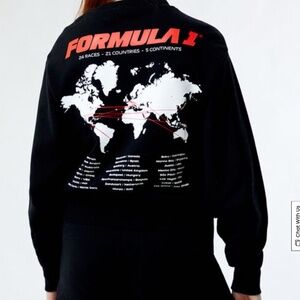 pacsun x F1 speed crewneck sweatshirt